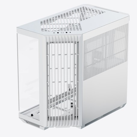 APNX V1 PC-Gehäuse, Midi-Tower, ATX, Tempered Glass - weiß (APCM-VI01003.21)