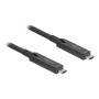 DeLOCK 84258 cavo USB USB 3.2 Gen 2 (3.1 Gen 2) 15 m USB C Nero