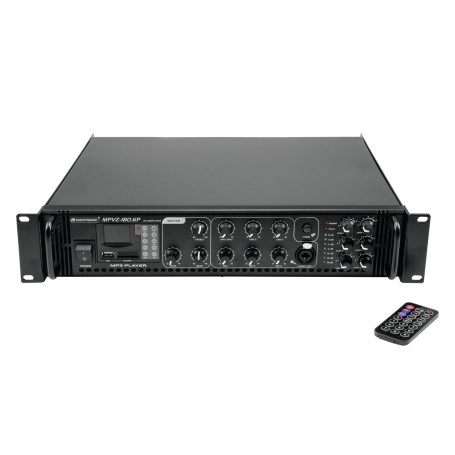 Omnitronic 80709782 amplificatore audio Resa/fase Nero