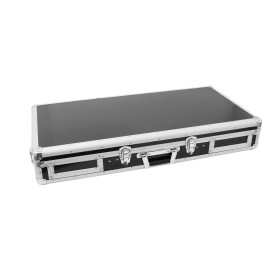 Roadinger 30125346 custodia per attrezzatura audio Controllo per DJ Baule da viaggio Legno compensato Nero, Argento