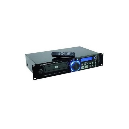 Omnitronic DJ Einzel CD Player 48,30cm (19")  XCP-1400 (11046001)