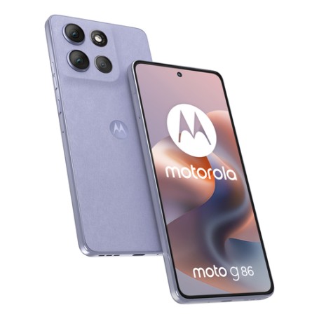 Motorola moto g86 5G 16,9 cm (6.67") Doppia SIM Android 15 USB tipo-C 8 GB 256 GB 5200 mAh Lillà (PB7L0087SE)