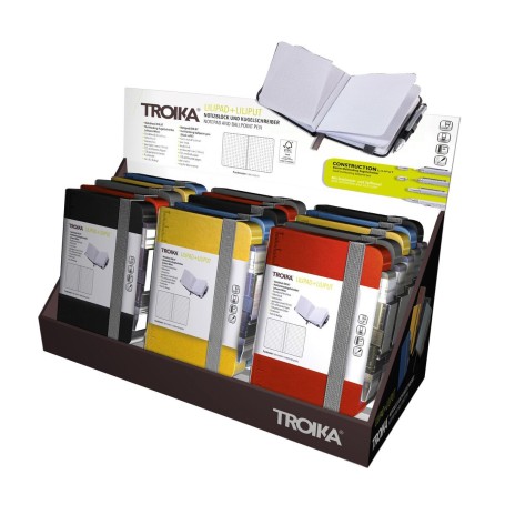 TROIKA CD127 quaderno per scrivere A7 128 fogli Colori assortiti