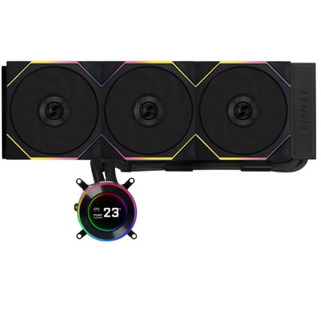 Lian Li GA II Hydroshift II LCD-C 360TL Case per computer Raffreddatore di liquidi tutto in uno 12 cm Nero 1 pz (GHS2LCD36TB)