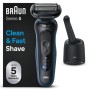 Braun Series 5 52-B7000cc Rasoio Trimmer Nero (4987176183422)