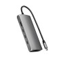 Satechi ST-P8KEM replicatore di porte e docking station per laptop Cablato USB 3.2 Gen 1 (3.1 Gen 1) Type-C Grigio