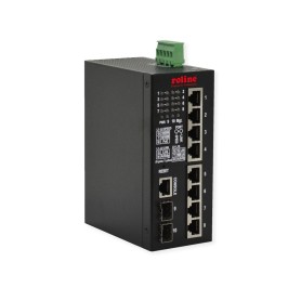 ROLINE 21.13.1131 switch di rete Gestito L2 Gigabit Ethernet (10/100/1000) Supporto Power over Ethernet (PoE) Nero