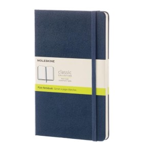 TACCUINO LARGE BLU RIGIDO PPBIANCHE (QP062B20)