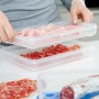 EMSA 508557 recipiente per cibo Rettangolare Scatola 2,65 L Blu, Trasparente 1 pz
