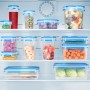EMSA 508557 recipiente per cibo Rettangolare Scatola 2,65 L Blu, Trasparente 1 pz