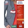Avery 4822 etichetta non adesiva 32 pz Trasparente, Bianco Rettangolo (4822)
