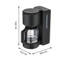 WMF Stelio 0412150071 Automatica/Manuale Macchina da caffè con filtro 1,25 L