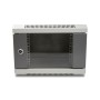 DeLOCK Armadio di rete da 10″ con anta in vetro 4U grigio (43416)
