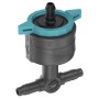 Micro-Drip-System Regulierbarer Reihentropfer 1-8 l/h (schwarz/trkis, 5 Stck, Modell 2023) (13314-20)