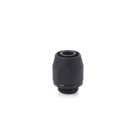 HF Anschraubtlle TPV Metall - 12,7/7,6mm Gerade - Black (schwarz) (17638)