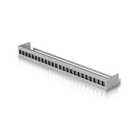 Blank Keystone Patchpanel, 24 Ports (1 HE) (UACC-Rack-Panel-Patch-Blank)