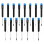 (NEW) Marlin Schraubendreher-Set (schwarz/blau, 15-teilig) (EU145462-1)