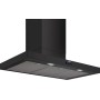 Siemens LJ95BCC60 , iQ300, Cappa di design integrata, 60 cm, vetro trasparente, nero opaco, Classe : B