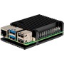Aluminiumgehuse fr Raspberry Pi 5 (schwarz, Armor Case Block) (RB-AlucaseP5-07)