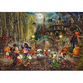Thomas Kinkade Studios: Disney Dreams Collection - Mickey & Minnie Halloween Fun (1000 Teile) (58033)