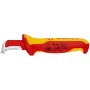 Knipex 98 55 SB Taglierino Rosso, Giallo Coltello a lama fissa
