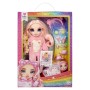 Rainbow High Junior High PJ Party Fashion Doll- Bella (Pink) (503675-EUC)