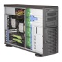 Supermicro SuperWorkstation 7049A-T Intel® C621 LGA 3647 (Socket P) Armadio (4U) Nero (SYS-7049A-T)