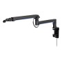 Mikrofonhalterung Broadcast Low Profile RGB Boom Arm (schwarz, fr Mikrofone bis 2kg, LED-Hintergrundbeleuchtung) (EY0A010)