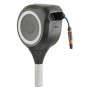 Garten-Schlauchbox RollUp M, 20 Meter (grau, mit Erdspie) (18616-20)