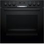 Bosch HEB517BB4 + NVS645CB6E set di elettrodomestici da cucina Piano cottura a induzione Forno elettrico (HND616LS68)