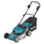 Makita DLM463PT2 tagliaerba Tagliaerba a spinta Batteria Blu, Verde, Metallico