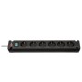 Brennenstuhl 1150650316 prolunghe e multiple 3 m 6 presa(e) AC Interno Nero