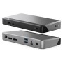 ALOGIC DUPRMX2-100 replicatore di porte e docking station per laptop Cablato USB 3.2 Gen 1 (3.1 Gen 1) Type-C Grigio, Nero