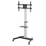 Manhattan 462327 Supporto TV a parete 2,18 m (86") Nero, Argento