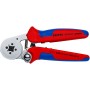 Knipex 97 55 04 SB pinza crimpatrice Blu, Rosso, Argento