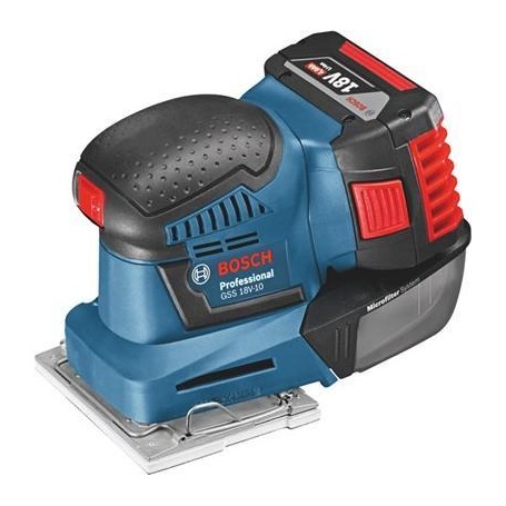 Bosch AkkuSchwingschleifer GSS18V-10 2x ProCORE18V 4.0Ah +GAL18V-40 (63579+61462)