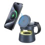 4smarts 541327 Caricabatterie per dispositivi mobili Cuffie, Smartphone, Orologio intelligente Grigio USB Carica wireless Intern