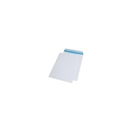 MAILmedia Versandtaschen, DIN B4, fadenverstärkt 250 x 353 mm, Haftklebung, Farbe: weiß-blau, ohne Fenster (391080)