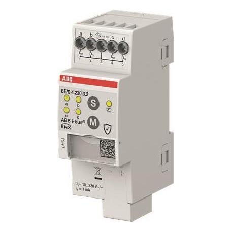 ABB BE/S4.230.3.2 Binäreingang 4f 10-230 V manuelle Bedienung (2CDG110279R0011)