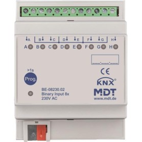 MDT BE-08230.02 Binäreingang 8fach 4TE REG 230VAC (BE-08230.02)