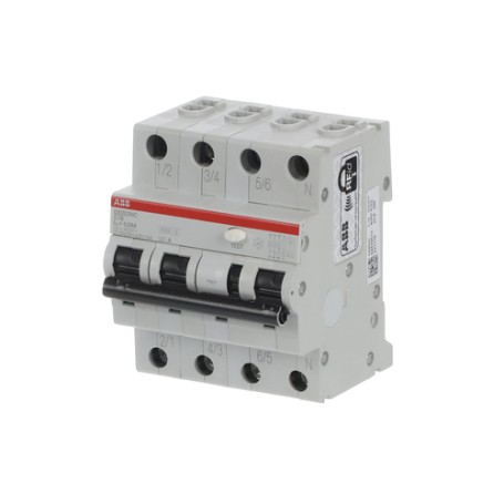 ABB 2CSR256140R1164 interruttore automatico Interruttore in miniatura 3P 4 modulo/moduli