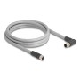 DeLOCK 80552 cavo per sensori e attuatori 5 m RST M12 Grigio