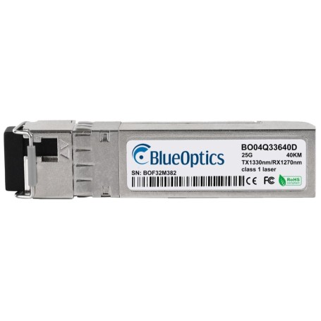 BlueOptics SFP28-25G-BX-D-40KM-AT-BO modulo del ricetrasmettitore di rete Fibra ottica 25000 Mbit/s