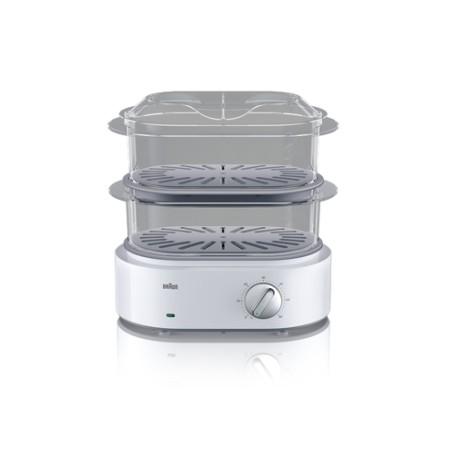 Braun FS 5100 pentola a vapore 2 cestello/i Superficie piana 850 W Bianco (0X23611003) (FS5100WH)