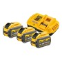 DeWALT DCB118X3-QW batteria e caricabatteria per utensili elettrici Set batteria e caricabatterie