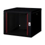 ROLINE 26.21.0173 rack 9U Da parete Nero