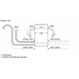 Lavastoviglie sottobanco Siemens SR43ES24ME iQ300, larghezza 45 cm, 10 coperti, aquaStop