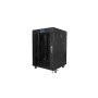 Lanberg FF01-6615-12BL rack 15U Rack indipendenti Nero