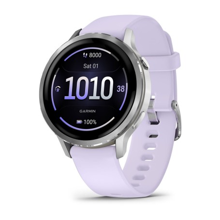 Garmin Venu 4 3,05 cm (1.2") AMOLED 41 mm Digitale 390 x 390 Pixel Touch screen Argento Wi-Fi GPS (satellitare) (010-03013-01)