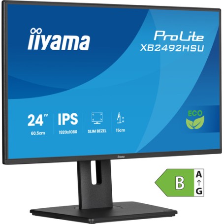 iiyama ProLite XB2492HSU-B1 Monitor PC 61 cm (24") 1080 x 1920 Pixel Quad HD LED Nero